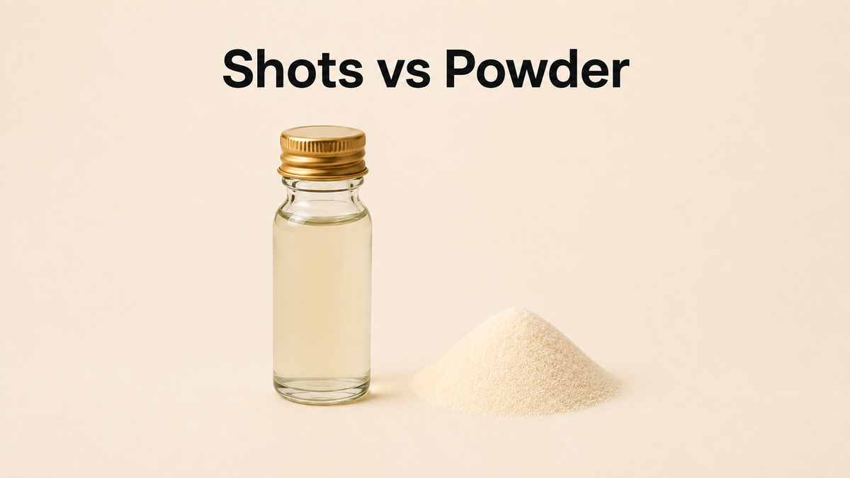 Collagen Shots vs Powder