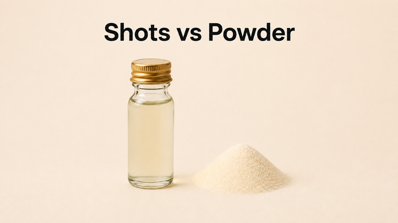 Collagen Shots vs Powder