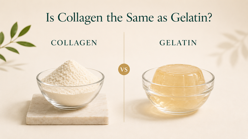 is collagen the same as gelatin